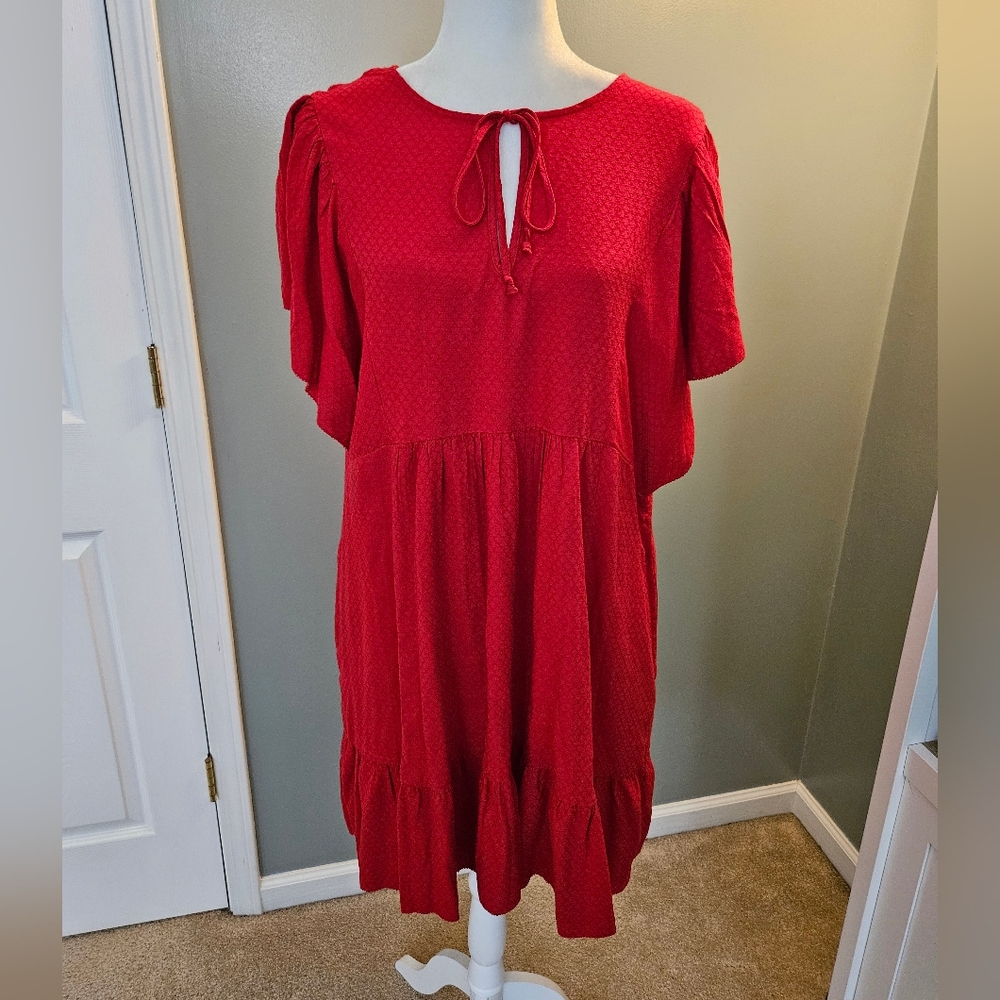 Knox Rose Red Midi Dress